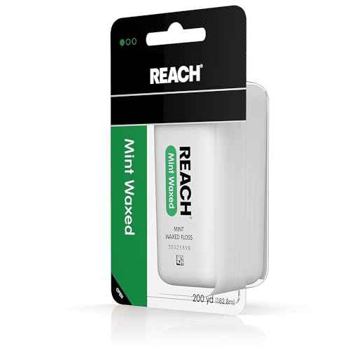 Reach Mint Waxed Floss, 200 Yd (Pack of 3)