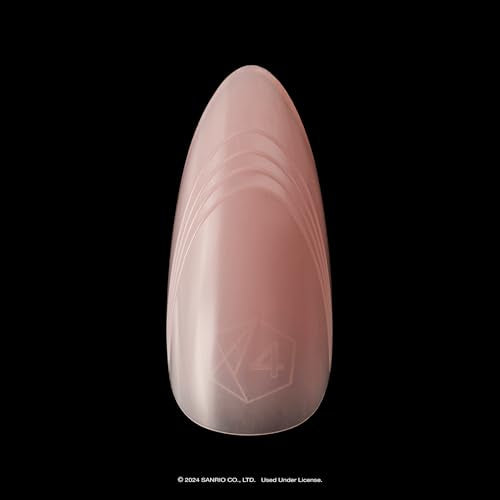 APRÉS x Kuromi™ Gel-X Neutral French Natural Almond Medium Box of Nail Tips (280pcs, 14 Sizes)