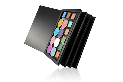4-Layer Book Shaped Magnetic Eyeshadow Palette Empty Makeup Storage Box For Eyeshadow Lipstick Blush Powder extra large big space