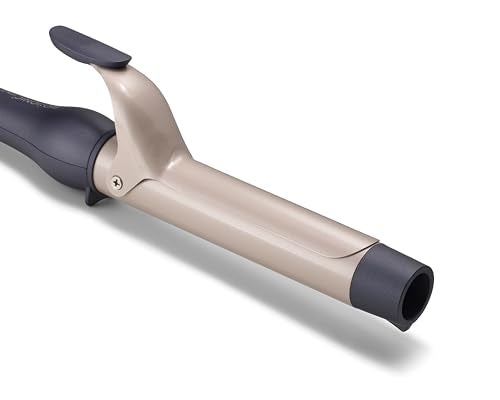 Bio Ionic GoldPro 1" or 1.25” Curling Iron, Blue, Moisturizing Heat & 24K Gold MX, New & Improved 15% Longer Barrel Ceramic Curling Iron, Adjustable Heat, Versatile Curling Wand for Long-Lasting Curls