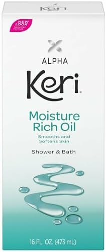 Keri Alpha Shower & Bath Moisture Rich Oil 16 oz (Pack Of 4)