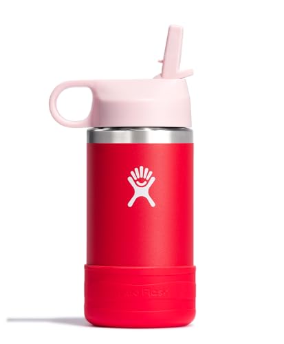 Hydro Flask 12 Oz Kids Wide Mouth Straw Cap and Boot Anemone