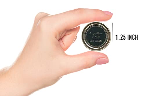 All Natural Solid Perfume True to Life Lilac Flower Scent In Full Bloom (1/4 oz Tin Jar (Easy Slide In Top))