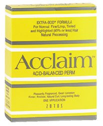 Zotos Acclaim Acid Balanced Hair Perm- Extra Body
