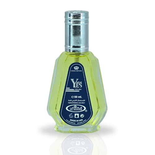 Al-Rehab Yes EDP - 50ML (1.7 OZ), Long Lasting & Luxurious Scents of Arabia, Perfumes for Men & Women.