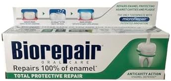 Biorepair: "Total Protective Repair" Toothpaste with microRepair, New Formula - 2.5 Fluid Ounce (75ml) Tubes (Pack of 2) [ Italian Import ]