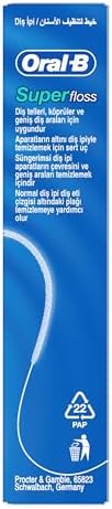 Oral B Floss Super Pre-Cut Strands 50m