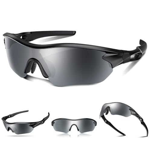 Polarized Sports Sunglasses for Men Women Youth Baseball Running Fishing Tennis Golf Cycling Driving Motor TAC UV400 TR90
