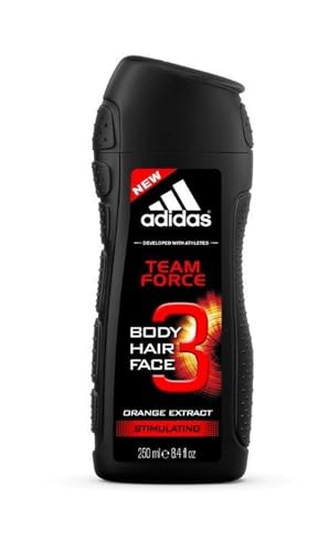 Adidas Shower Gel for Men, Team Force, 8.4 Ounce