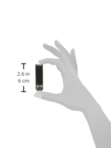 Tweezerman Precision Grip Fingernail Clipper, Black