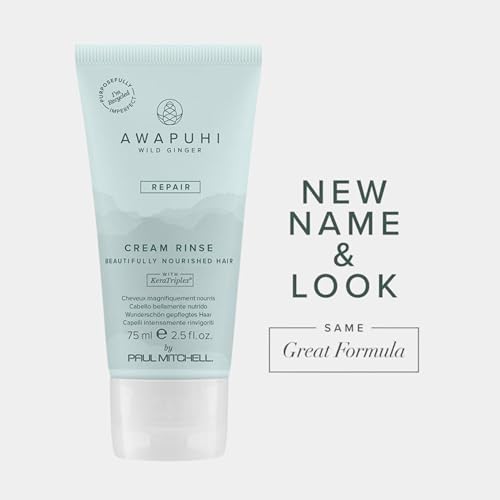 Awapuhi Wild Ginger by Paul Mitchell Cream Rinse, Detangles + Repairs, For Dry, Damaged + Color-Treated Hair