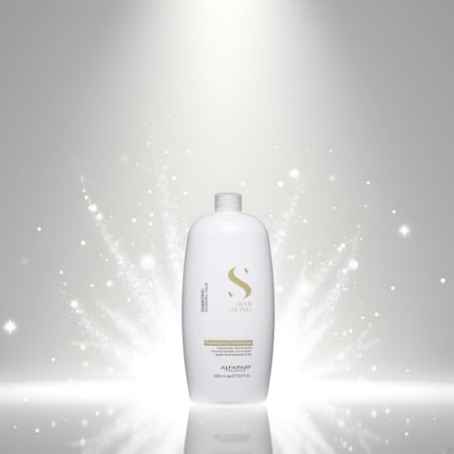 ALFAPARF MILANO Semi Di Lino Diamond Illuminating Conditioner - Moisturizing Conditioner For Normal and Color Treated Hair - Sulfate & Paraben Free Professional Hair Care