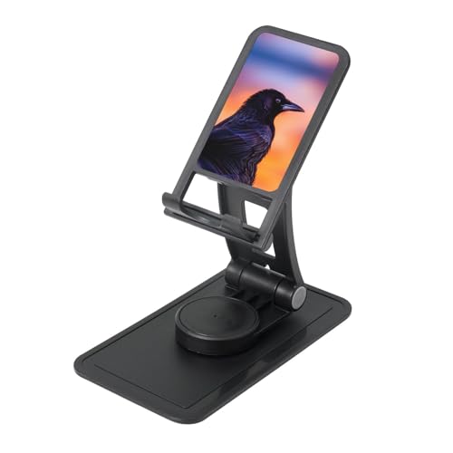 Hummingbird And Bird Cell Phone Stand 360° Adjustable Desktop Phone Holder Cradle Compatible With Most Mobile Phones Black