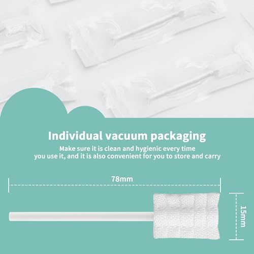 42PCS Finger Baby Toothbrush with Absorbent Gauze, Tongue Cleaner, Oral Cleaner for 0-36 Months