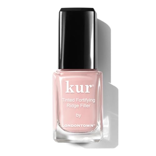 LONDONTOWN kur Nail Ridge Filler - Smoother - Strengthener - Filler for Damaged Uneven Nails - Fortifying, Self Leveling Base, Vegan, Cruelty Free, Paraben Free, 0.4 fl oz