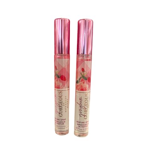 Bath & Body Works GINGHAM GORGEOUS Perfume Mini Spray Travel Size for Women 0.23 fl oz - Pack of 2