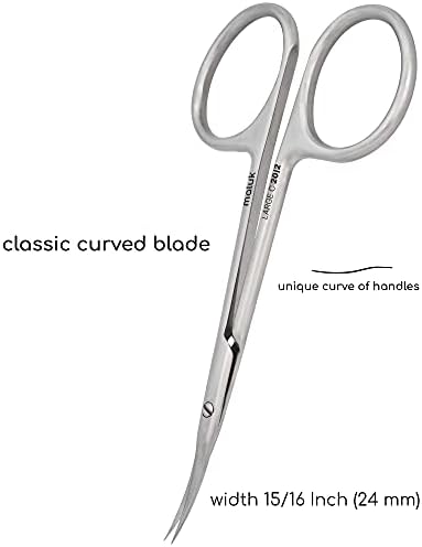 Professional Cuticle Scissors Maluk Curved