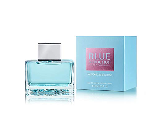 Antonio Banderas Blue Seduction for Women Eau de Toilette Spray, 2.7 Ounce