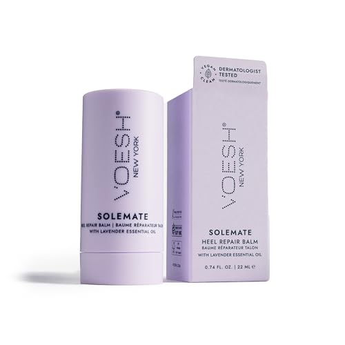 VOESH Solemate Heel Repair Balm, Moisturizer, Heel Repair, Balm for Rough & Cracked Heels, Foot Care - Lavender