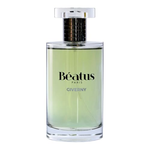 Beatus Paris Giverny - Luxury Perfume for Women - Eau de Parfum - Long-Lasting Fragrance with Notes of Fruity Rose, Sandalwood, Bergamot & Vanilla Scent - All Day Wear - Travel Size EDP Spray - 3.4 oz
