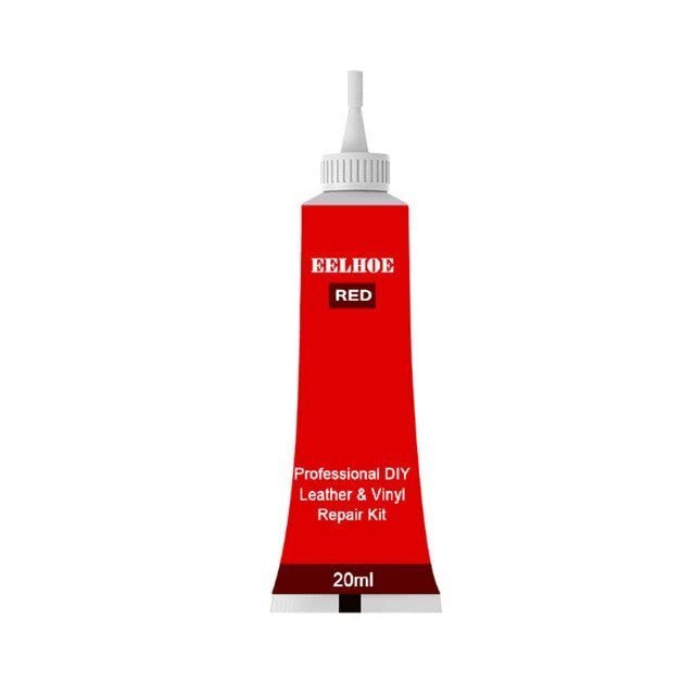 Advanced Leather Repair Gel - 2024 New Vinyl Upholstery Repair Kit, Professional DIY Leather Conditioner Restorer, Liquid Leather Repair Cream for Furniture, Boat or Auto Car Seats (Red)