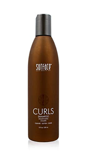 Surface Hair - Curls Moisturizing Shampoo – Defines, Adds Shine, and Provides Frizz Free Style Longevity