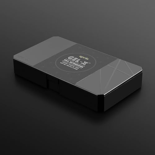 Apres Nail Gel-X Natural Stiletto Long Box of Tips, 500 Gel-X Tips, Soft Gel Tips, 10 Sizes 0-9, No Size 00 Included