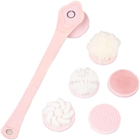 Electric Body Brush for Shower, Rotating Back Scrubber, Waterproof Rechargeable, Deep Cleansing