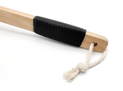 Amazon Basics Loofah Brush, Shower Brush with Handle