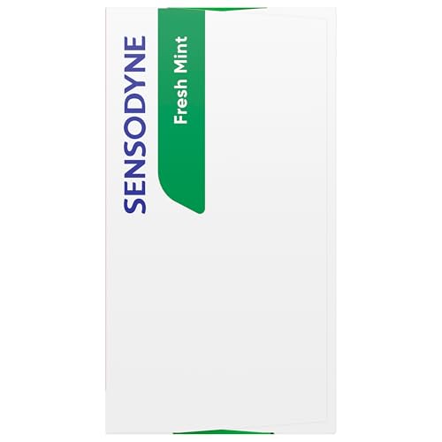 Sensodyne Fresh Mint Sensitive Toothpaste, ADA Accepted Toothpaste for Cavity Prevention and Sensitive Teeth Treatment - 4 Ounces (Pack of 2)