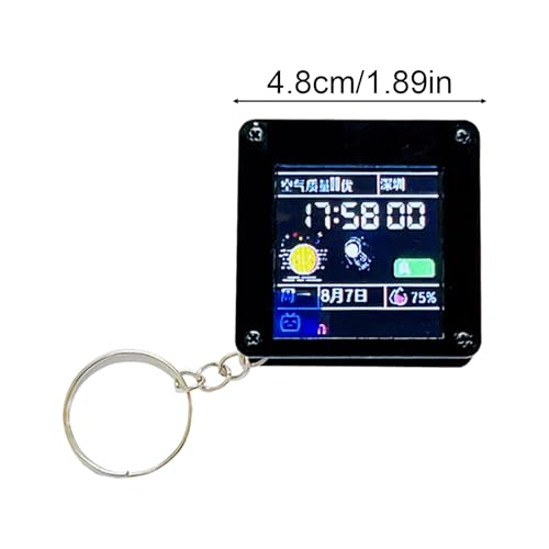 LCD Desktop Ornament - Mini Electronic Display, Compact Bag Pendant | Animated Digital Screen Decoration Feature, Cute Portable Desktop Display Product, Gift For Kids Girls Boys Family Friends Office