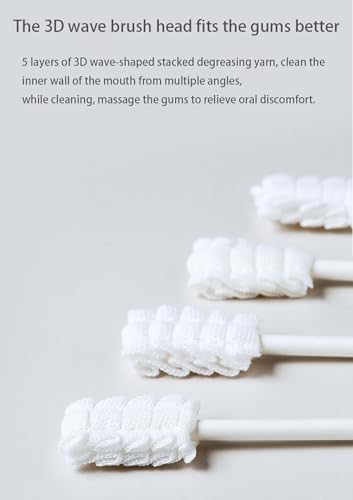 96PCS Baby Tongue Cleaner, Disposable Baby Toothbrush Soft Gauze Oral Cleaning Stick Infant Mouth Cleaner for 0-36 Months Newborn Dental Care