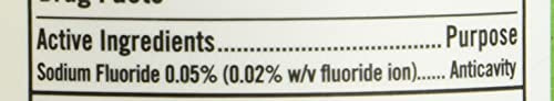 TheraBreath Kids Organic Wacky Watermelon Mouthwash with Fluoride, Anticavity, Dentist Formulated, 16 Fl Oz