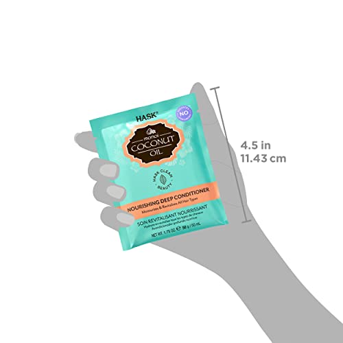 Hask Monoi Coconut Oil Nourishing Deep Conditioning Treatment Packet, 1.75 Ounce