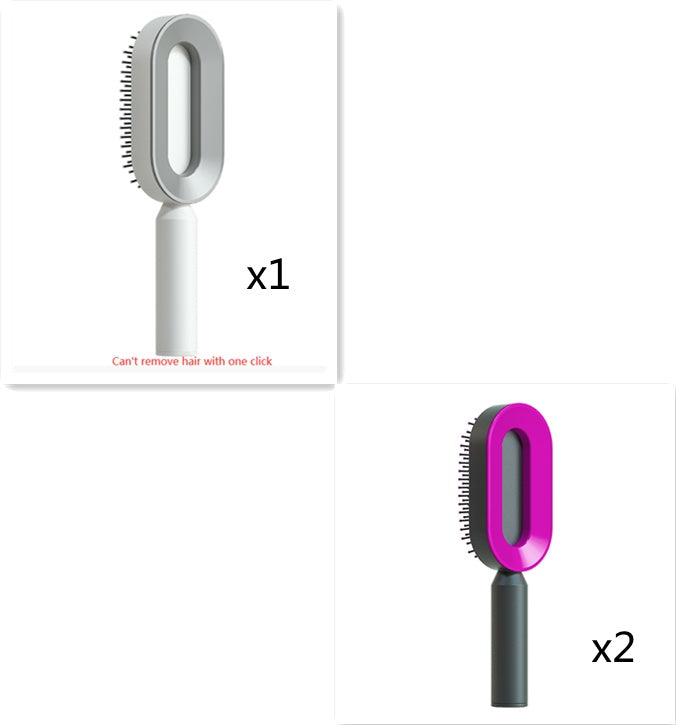 Smart Self-Cleaning Hair Brush