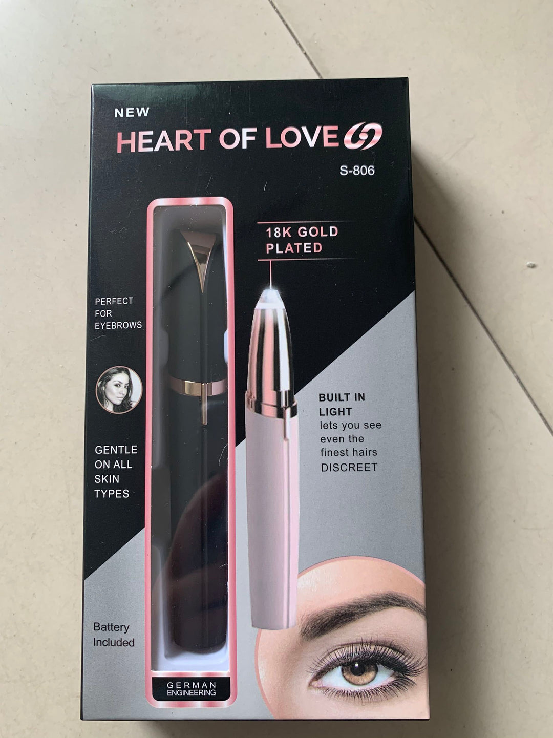Flawless Precision Electric Eyebrow Remover