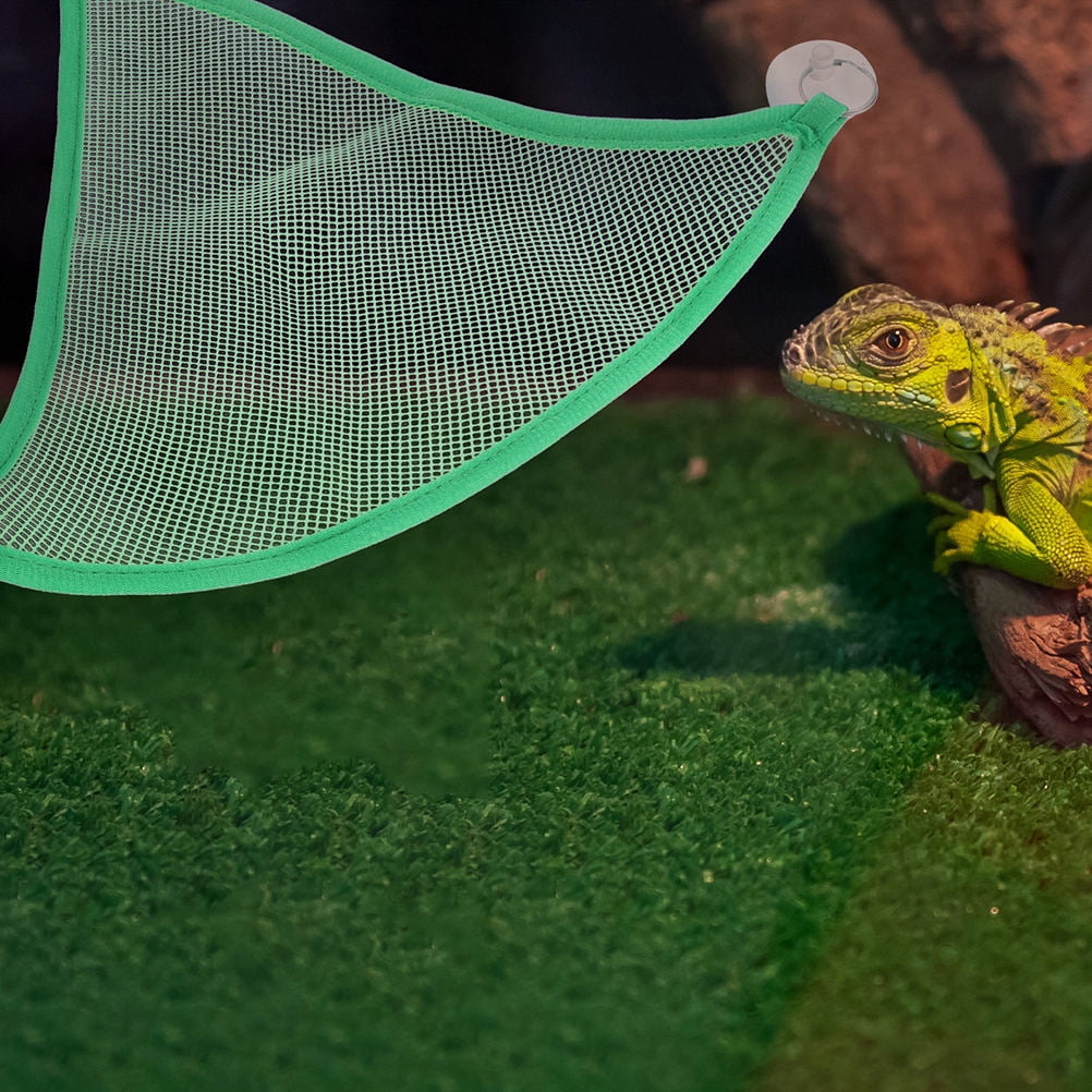RENACLIPY Pet Hammock for Cage Good Air Permeability Green 2Pcs