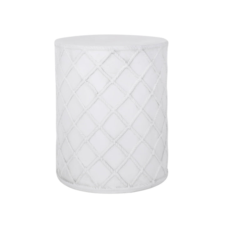 DIANJIE Outdoor White Cylindrical  Casual Chic Coffee Table