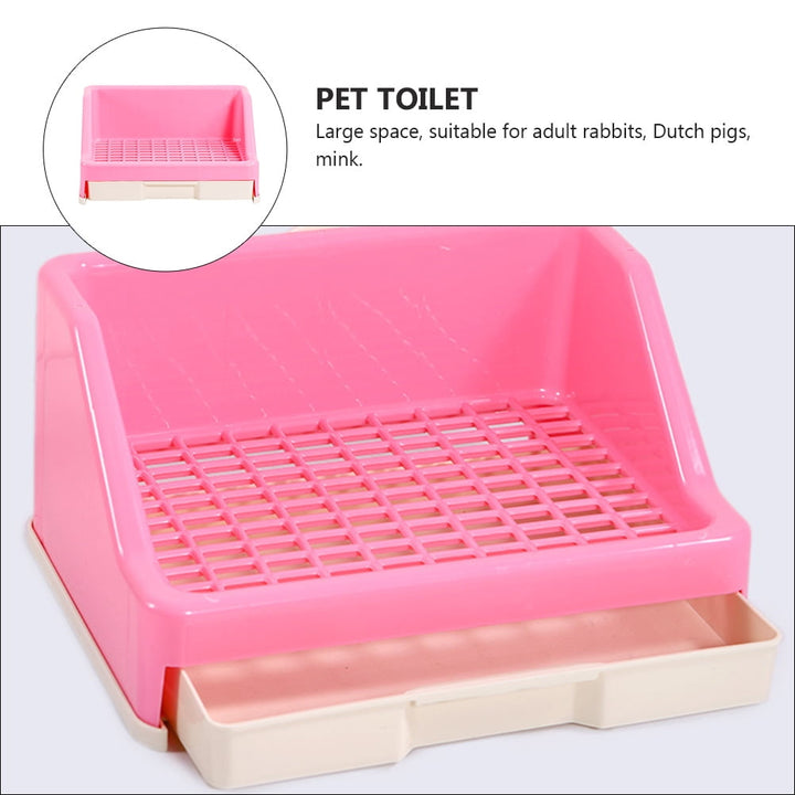 Pet Corner Litter Box for Rabbit, Guinea Pig, Rat, Ferret, Hamster