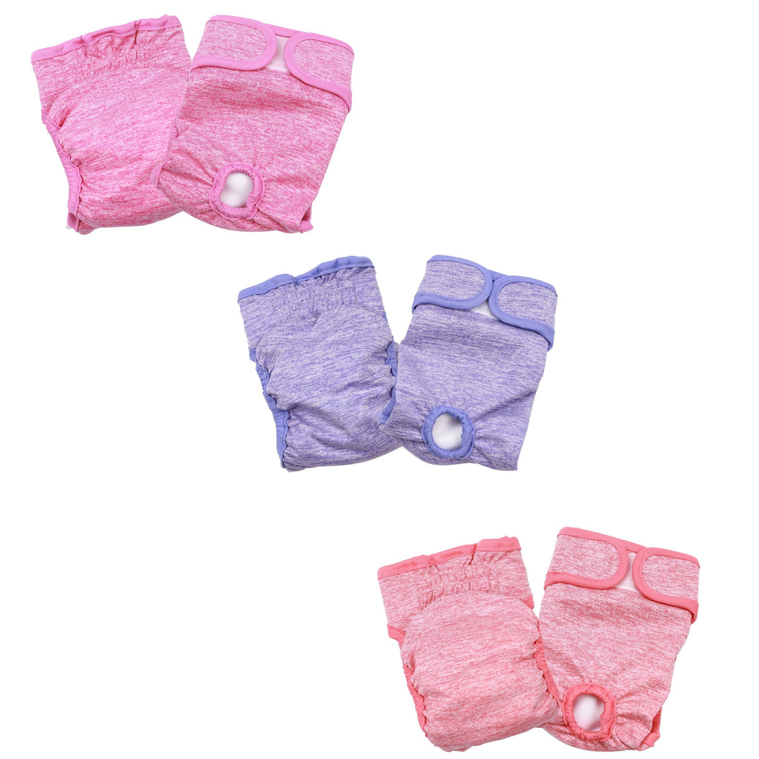 Vibrant Life Washable Dog Diapers for Female Dogs, S, 3 Count
