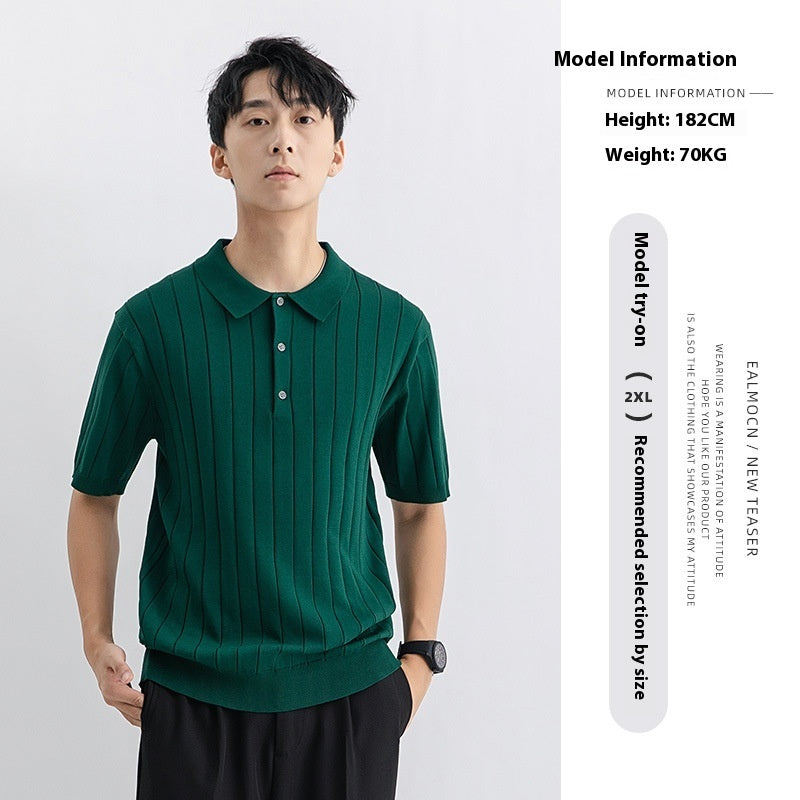 Summer Casual Sweater Men's Breathable