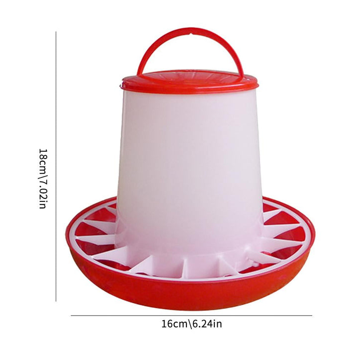 Chick Feeder, Waterer Hanging Poultry Feeder Kit Bird Small Poultry Feeder Flip Top Bird Small Poultry Feeder for Pigeon Chicke Feeder Small Poultry Feeder Drinker Duckling Quail Feeder