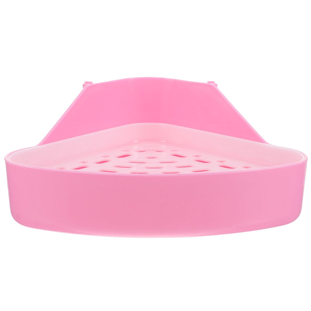 Gong Bunny Litter Box Pet Toilet Triangle Potty Trainer Corner Litter Bedding Box