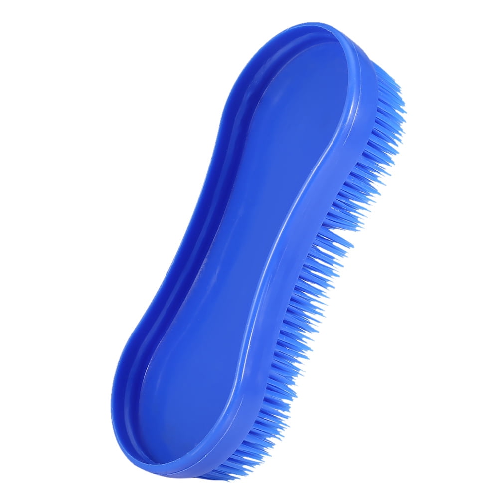 Soft Silicone Horse Grooming Brush, Removes Dead Skin  Keeps Coat , Equestrian Tool