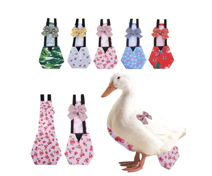 Pet Diaper Nappy Poultry Cloth for Goose Duck, Chicken Fashionable, Blue