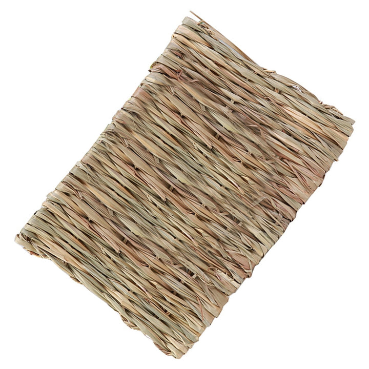 40 X28x1cm Bunny Toys Hamster Straw Bed Hamster House Rabbit Cushion Straw Pet Mat Playard Bedding Rabbit Chewing Toy