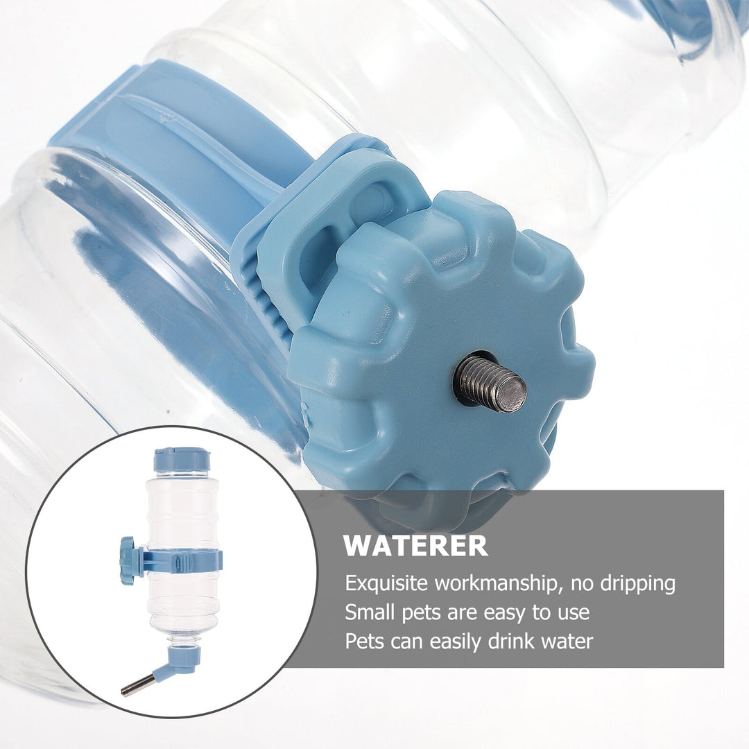 Automatic Rabbit Chinchilla Waterer Hanging Small Water Bottle Bowl