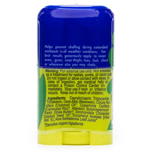 Anti-Chafing Stick - Made with 100% Plant-Based Ingredients Plus Beeswax. Works for All Distance Runners from 5K Walks/Runs to 100 Mile Ultra Marathons (0.6oz - pack of 4)