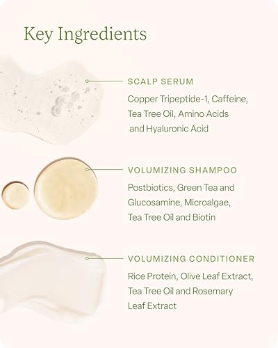 Divi Healthy Hair Goals Bundle - 30ml Hair Serum, 2 Fl Oz Volumizing Shampoo, & 2 Fl Oz Volumizing Conditioner