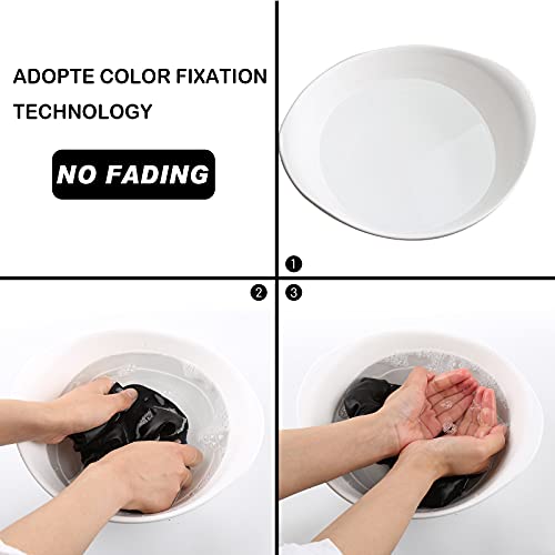 2pcs Extra Long Hair Satin Bonnet for Women, Single-Layer Night Sleep Cap Bonnet with Elastic Band for Braids/Dreadlocks/locs/Curly/Long Hair (Black+Pink Flower)